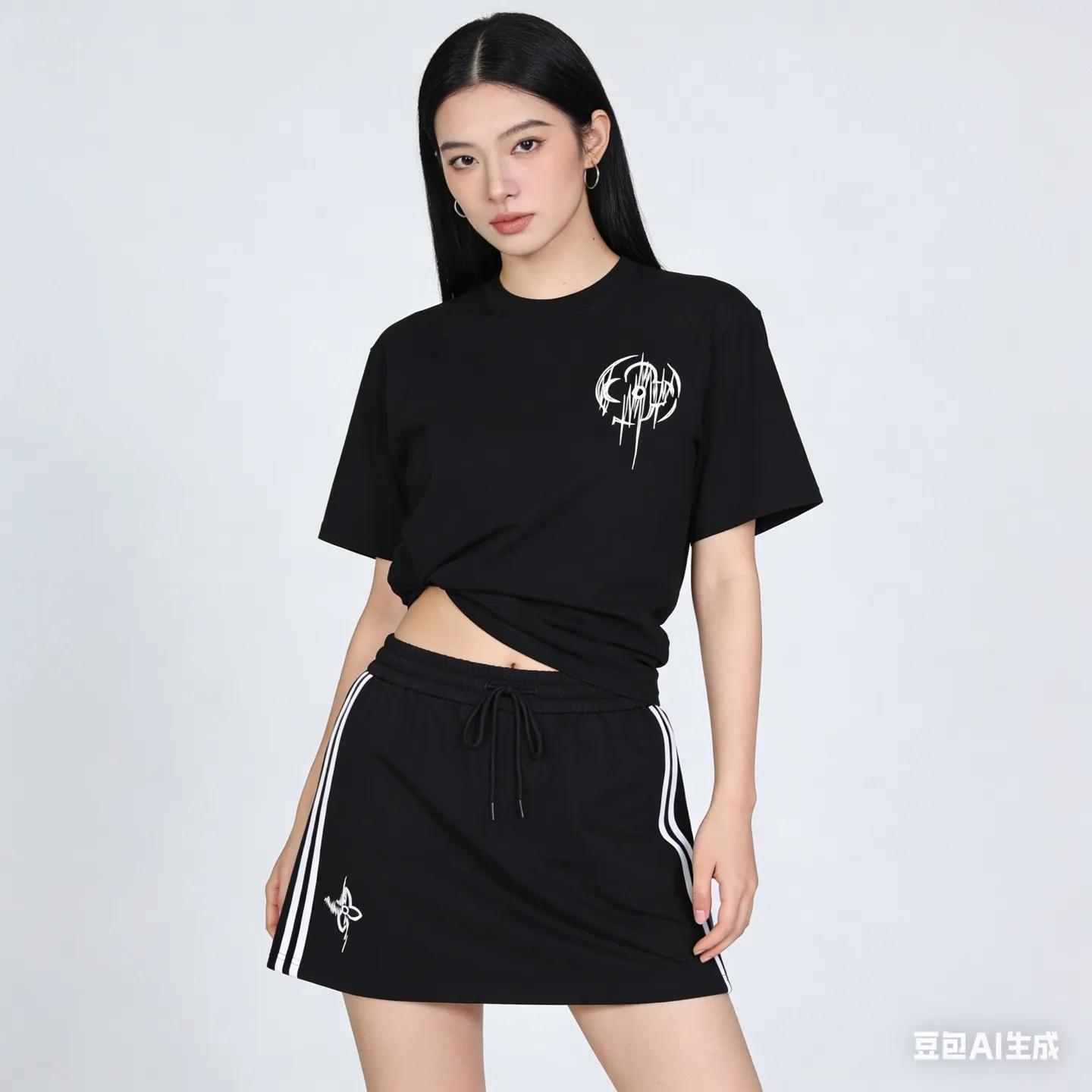 Louis Vuitton/Louis Vuitton Thorns Four-leaf Clover Embroidered Short Sleeve